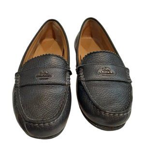 COACH Odette Closed Toe Leather Loafers 9